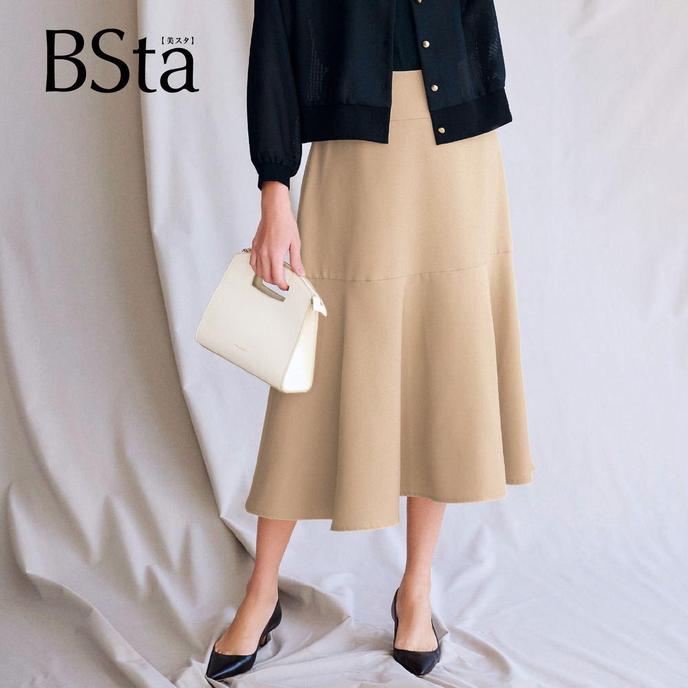 【スタイルノート/StyleNote】【BSta】切替えマーメイドスカート[日本製]