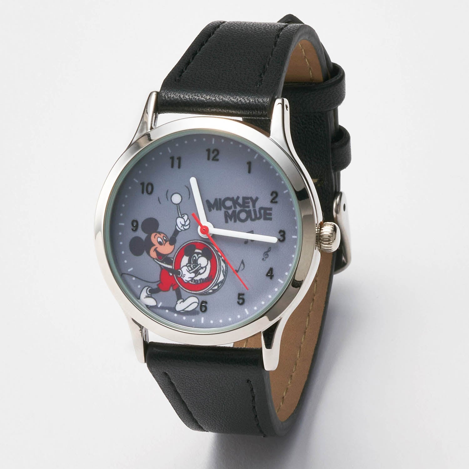 レトロデザインリストウォッチ「ミッキーマウス」（ディズニー 腕時計