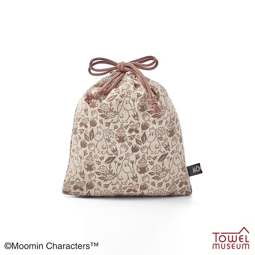 【プレゼントキャンペーン対象】 綿素材を使ったガーゼ巾着・ミニバッグ・バッグ「ムーミン」