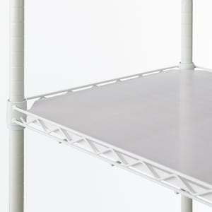 木製棚の耐荷重量はなんと５０kg！　 ※仕様のみのイメージです。ホワイトは終売。