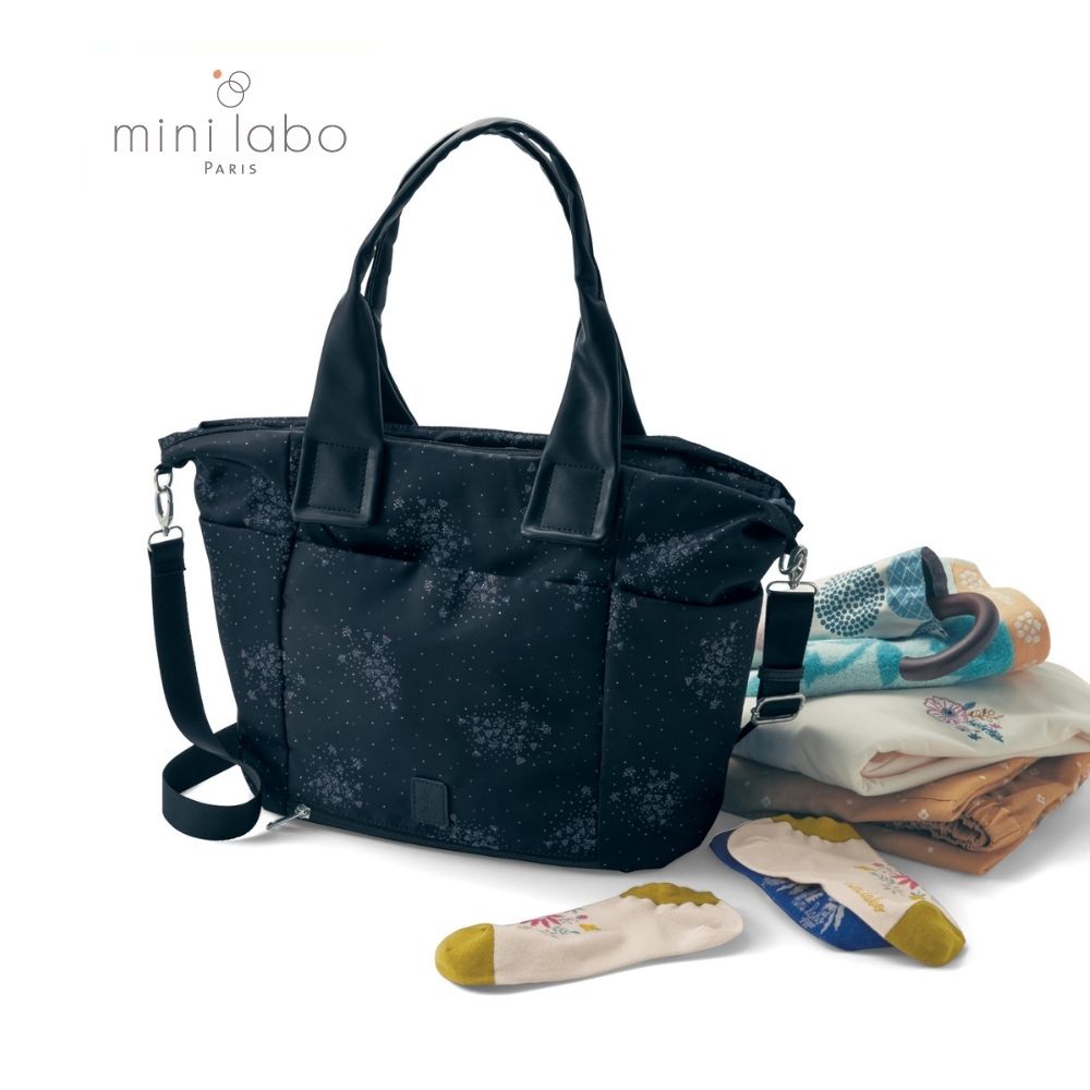 【ミニラボ/mini labo】軽量プリントボストンバッグ/リリ 「ミニラボ」 【ミニラボ/mini labo】軽量プリントボストンバッグ/リリ 「ミニラボ」