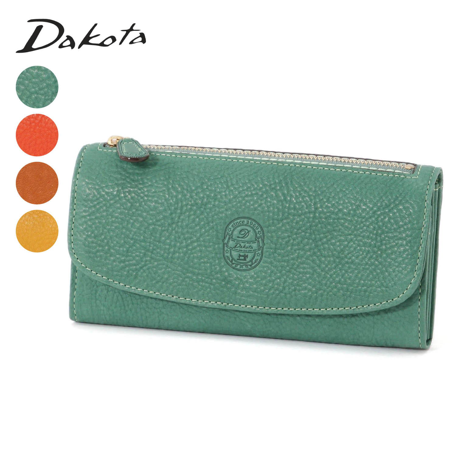 【ダコタ/Dakota】ソフト本革フラップ長財布