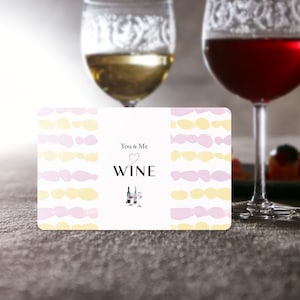 【You & Me】【送料無料】 【カードギフト】 ワインにハマる夜 ワインギフトカード「You & Me WINE」AOO