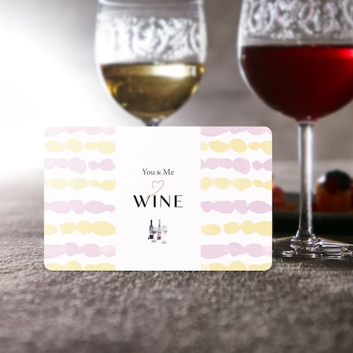 【送料無料】 【カードギフト】 ワインにハマる夜 ワインギフトカード「You&Me WINE」AOO（You&Me）