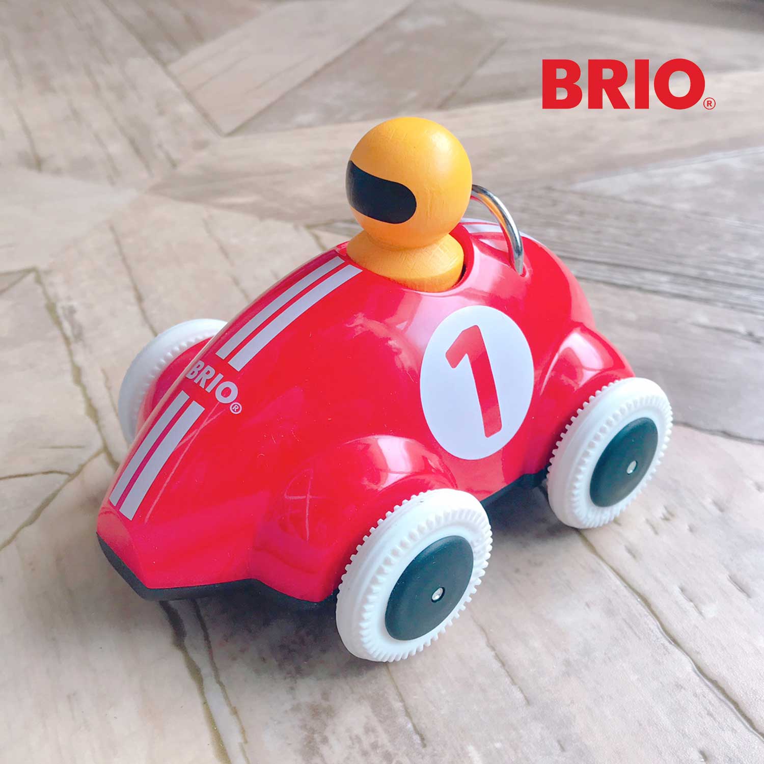 【ブリオ/BRIO】プッシュ & ゴー!レーサーカー【お祝い おもちゃ】画像