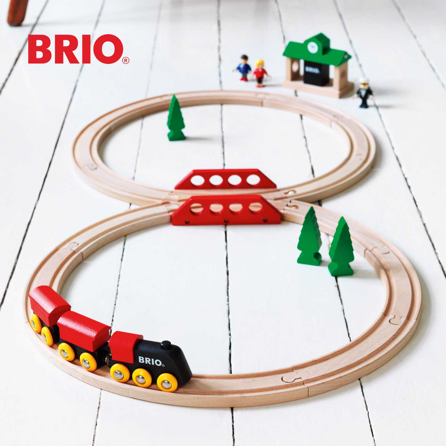 【ブリオ/BRIO】クラシックレールセット【お祝い おもちゃ】画像