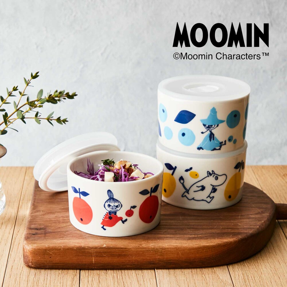 【ムーミン/MOOMIN】レンジパック「ムーミン」カラフルフルーツ トリオ