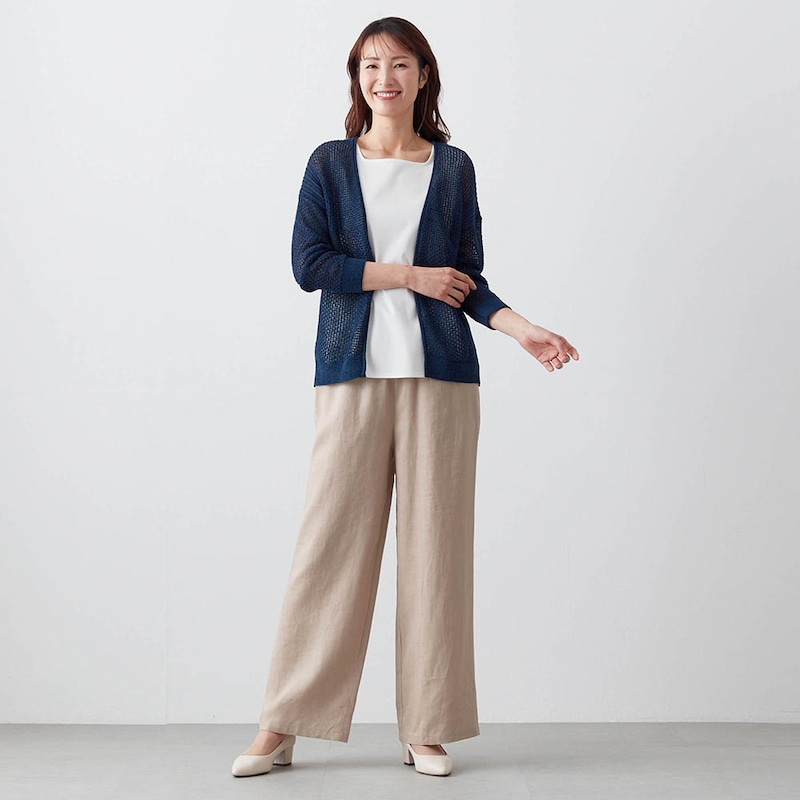 モデル身長173cm／M※写真は撮影用のため股下+8cmになります。