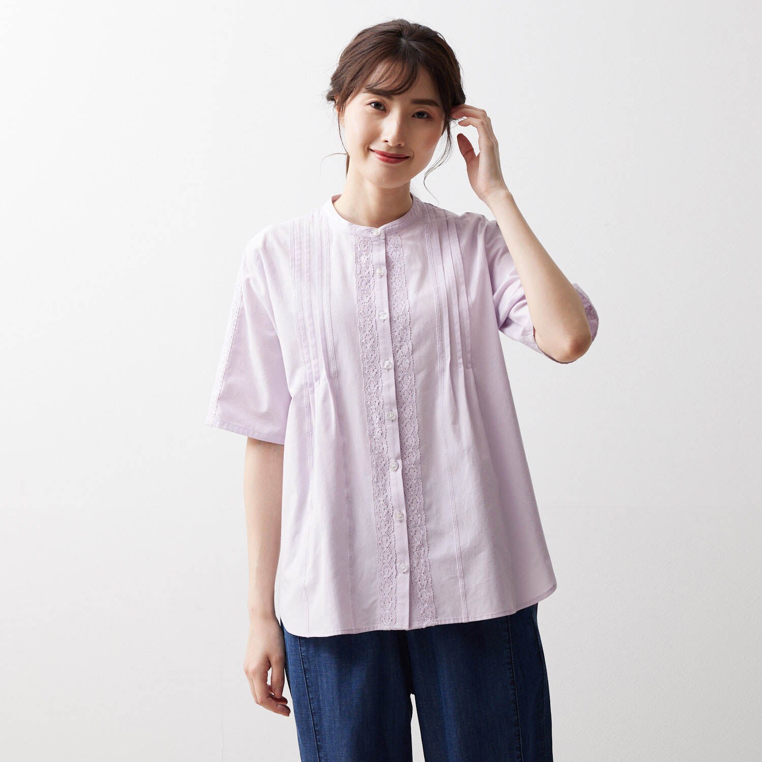 UNIQLO☆レースが入ったチュニック - トップス