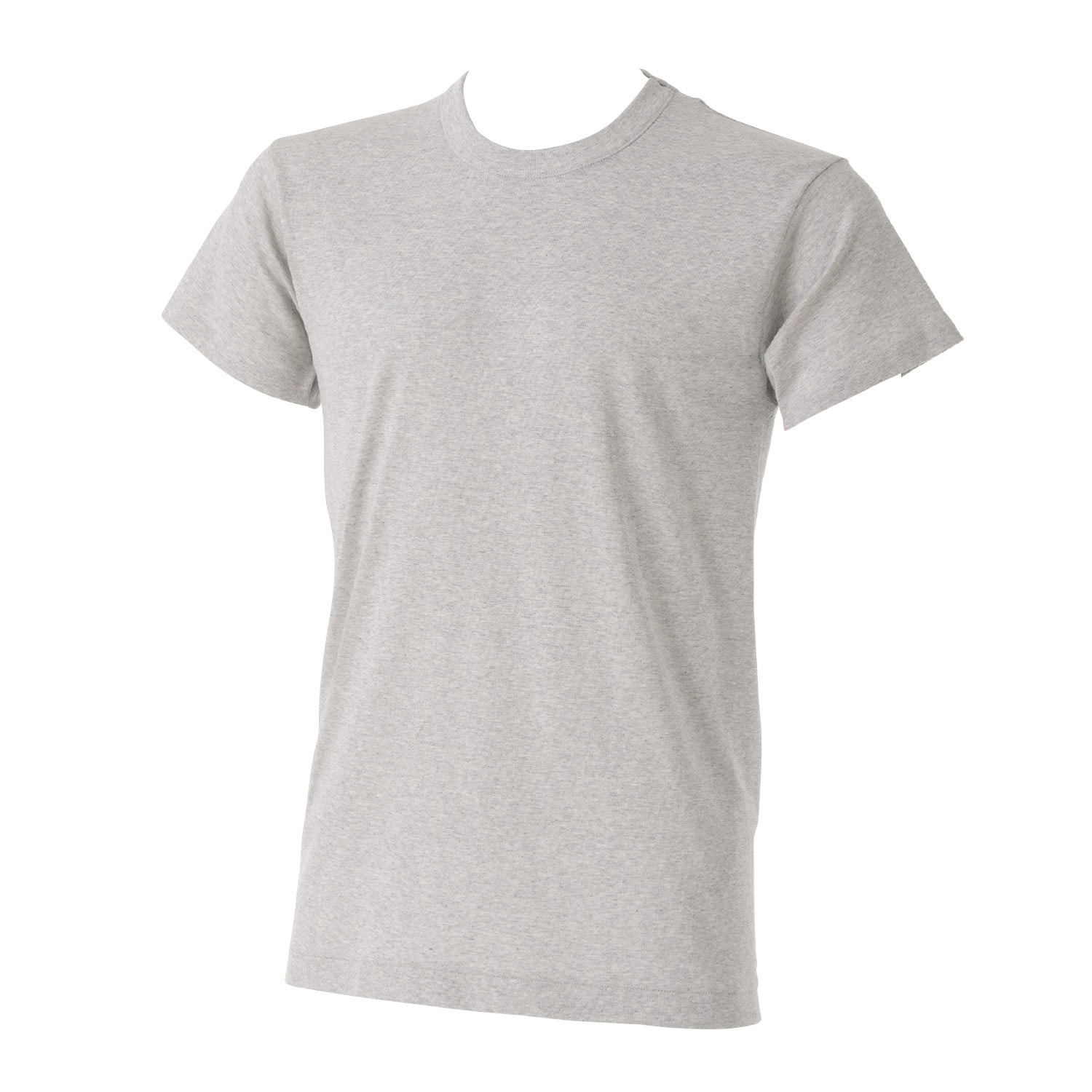 グンゼ インナーシャツ 快適工房 長袖 丸首 綿100％ 日本製 グレー L