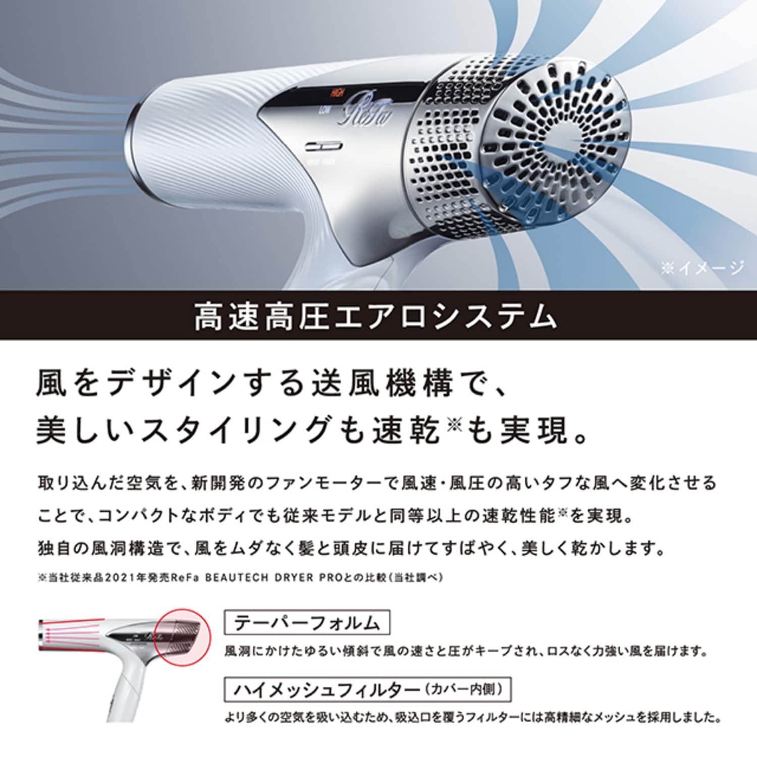 最安値に挑戦 リファ 699 - リファ ドライヤーReFa RE-AB02A ホワイト 2021年製 美容/健康