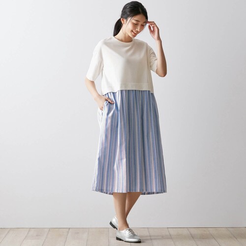 フェイクレイヤードワンピース