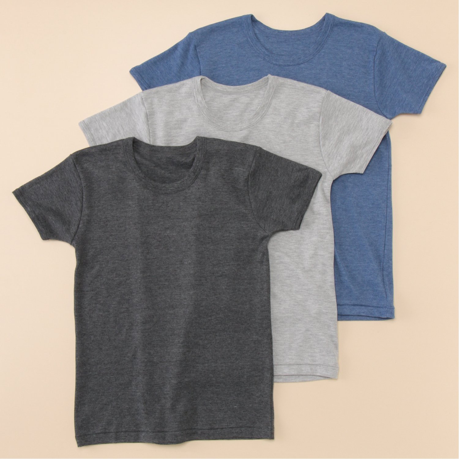 【ガロー/GARAU】半袖インナー3枚組 厚地【子供・ジュニア】 【ガロー/GARAU】半袖インナー3枚組 厚地【子供・ジュニア】