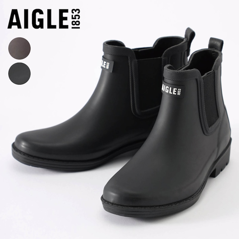 AIGLE エーグル レインブーツ ブラック 黒