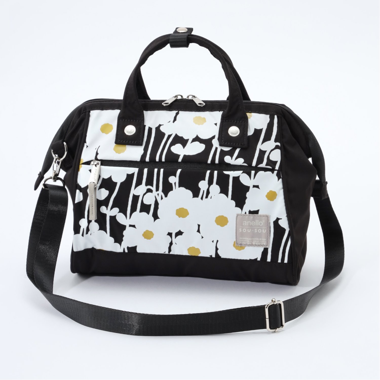 Anello bag black online and white