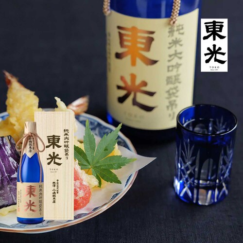 【ご挨拶ギフトキャンペーン対象】 東光 純米大吟醸袋吊り 1.8L 木箱