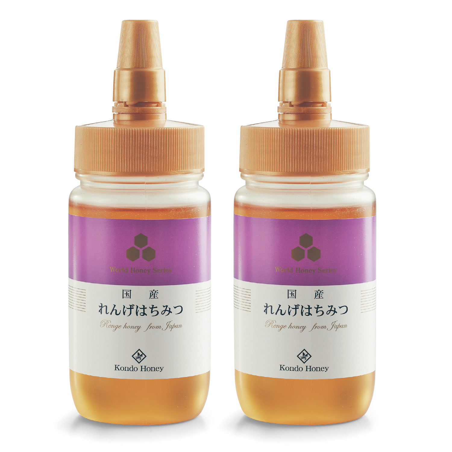 【ベルメゾン】国産れんげ蜂蜜 250g×2本