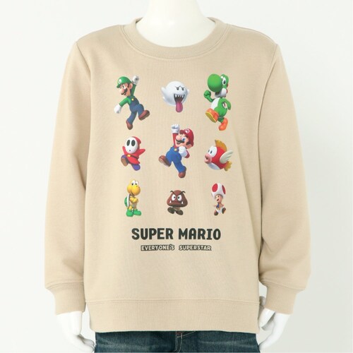 スーパーマリオ キャラクタープリントスウェット