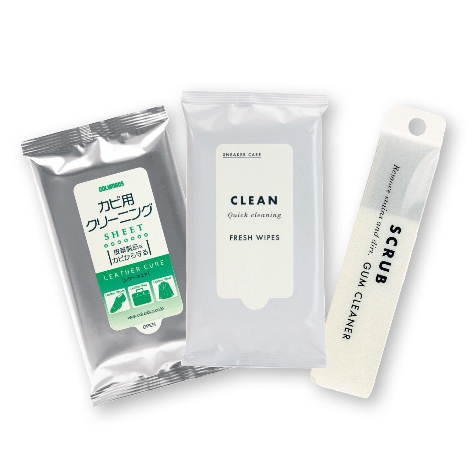 【ベルメゾン】シューズの汚れ落とし3点セット 【ベルメゾン】シューズの汚れ落とし3点セット
