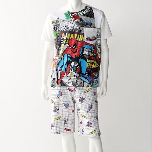 【ユニセックス】トップス＆パンツ「スパイダーマン」