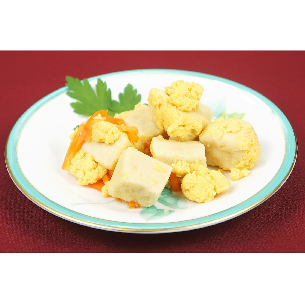 高野豆腐と人参の卵とじ