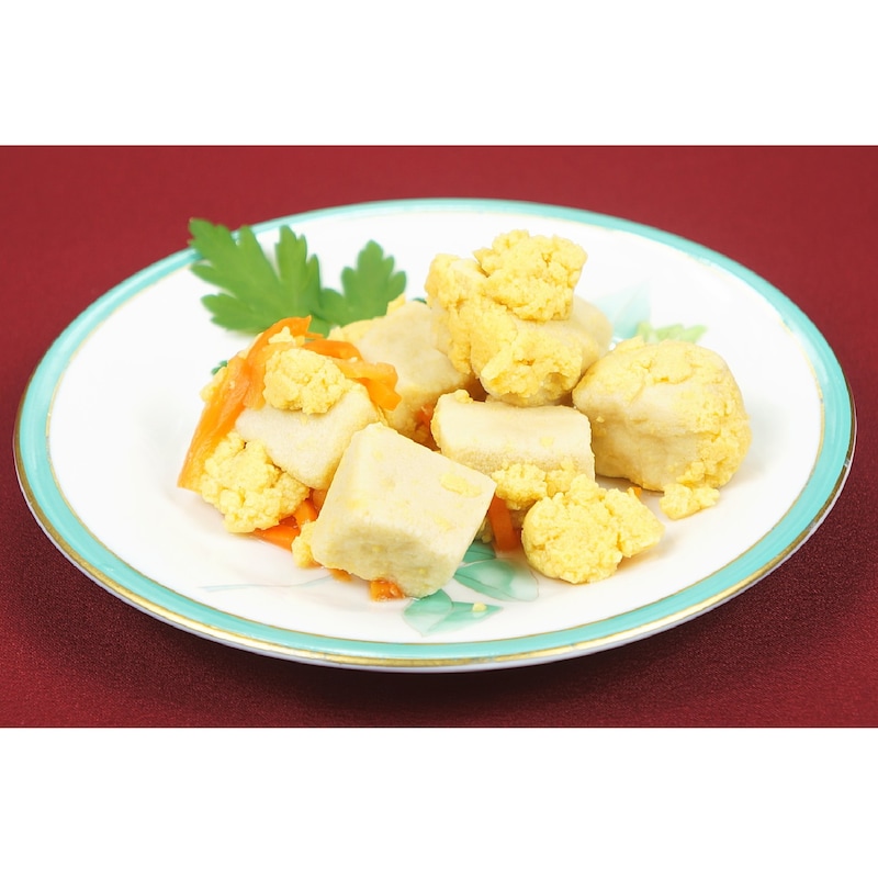 高野豆腐と人参の卵とじ
