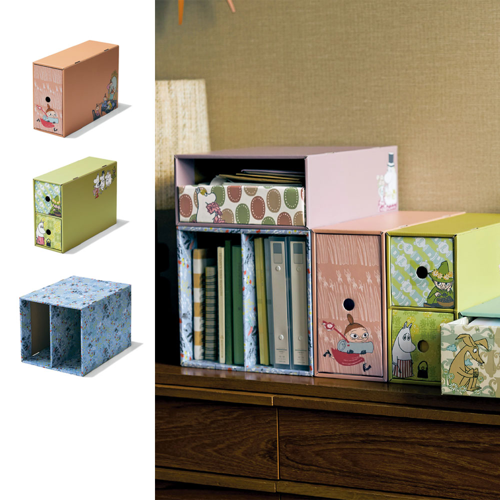 【ムーミン/MOOMIN】「ムーミン」組み合わせて楽しい!収納ボックス 【ムーミン/MOOMIN】「ムーミン」組み合わせて楽しい!収納ボックス