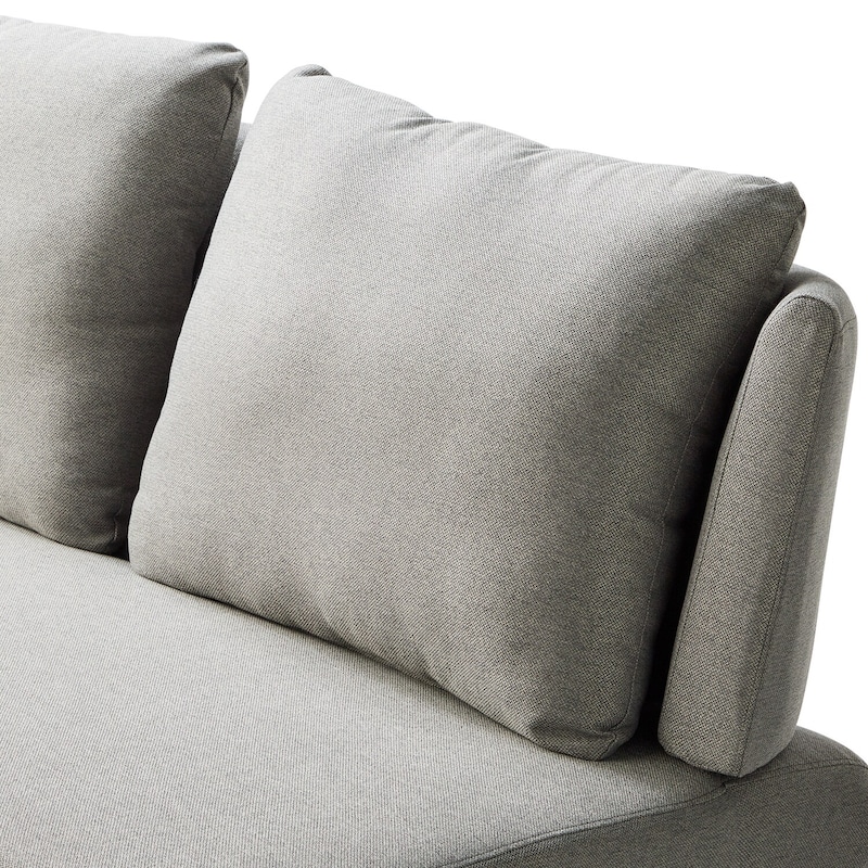 背もたれ部アップ/グレー