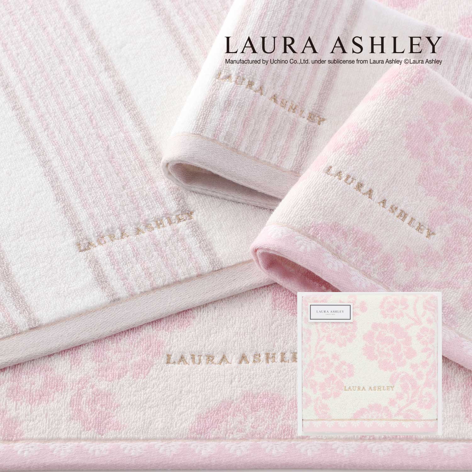 【ローラアシュレイ/LAURA ASHLEY】フェイスタオル