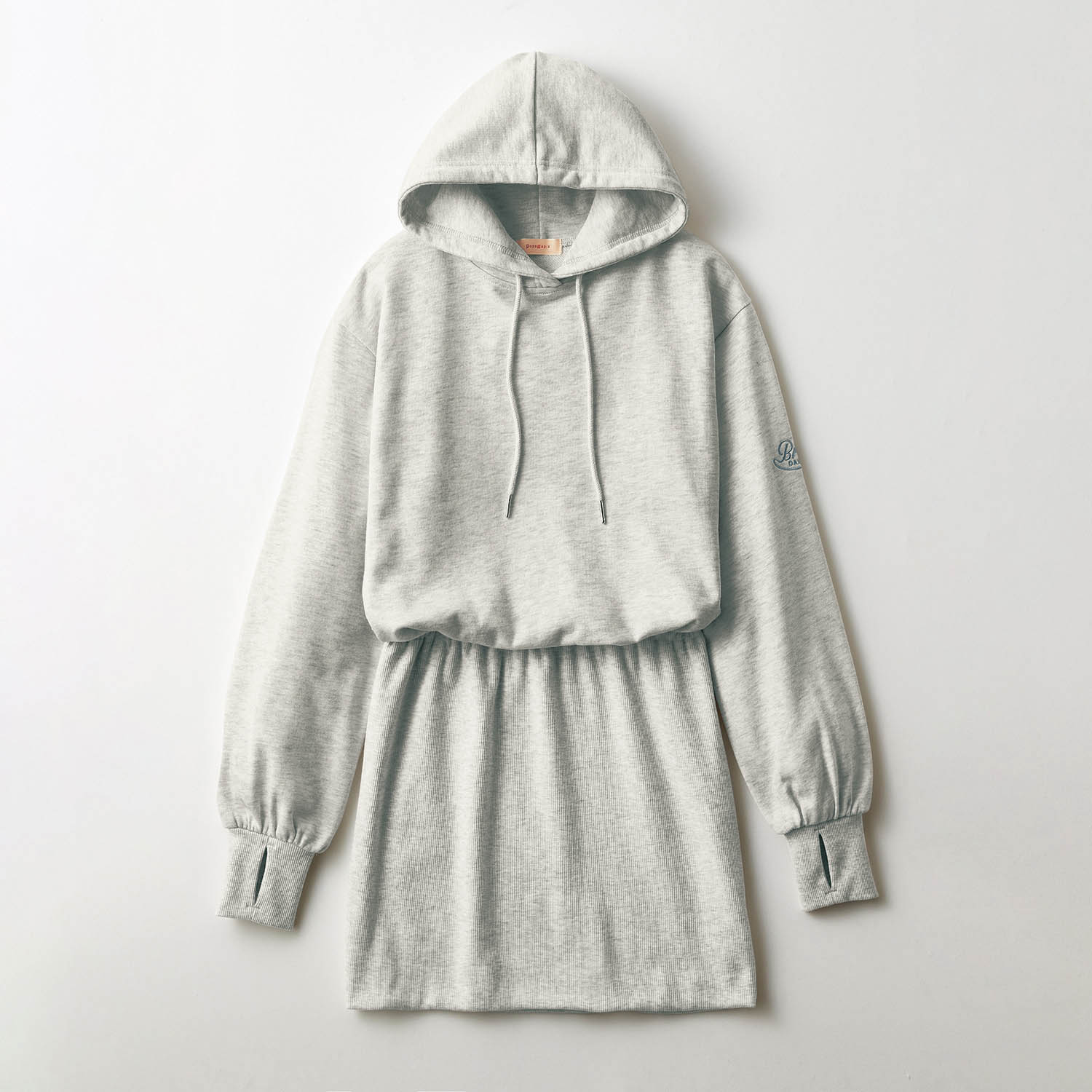 【パペル ラピス/Papel lapiz】フィンガーホールパーカミニワンピース 【子供服 長袖】