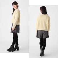 アイボリー／モデル身長151.5cm・JｰS（150～160）サイズ着用