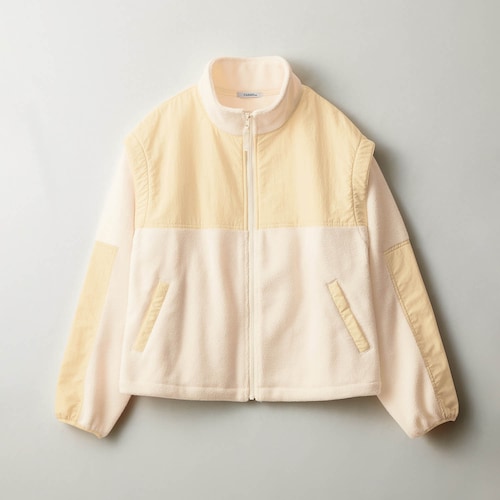 ベストにもなる2WAY切替え裏側綿フリースブルゾン 【子供服】