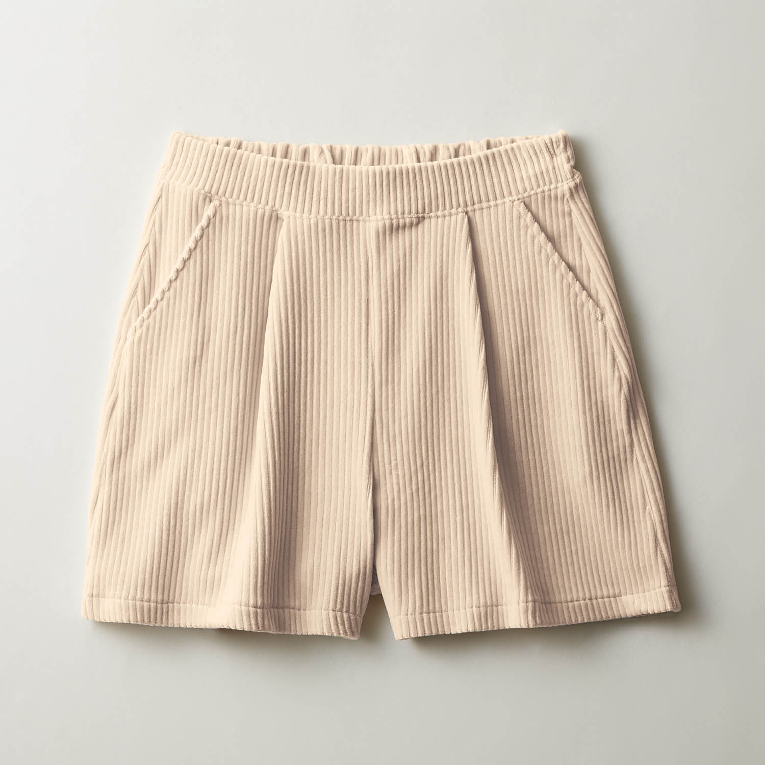【STANDARD me】ニットコーデュロイタックショートパンツ(ウエスト調節可) 【子供ズボン】 【STANDARD me】ニットコーデュロイタックショートパンツ(ウエスト調節可) 【子供ズボン】