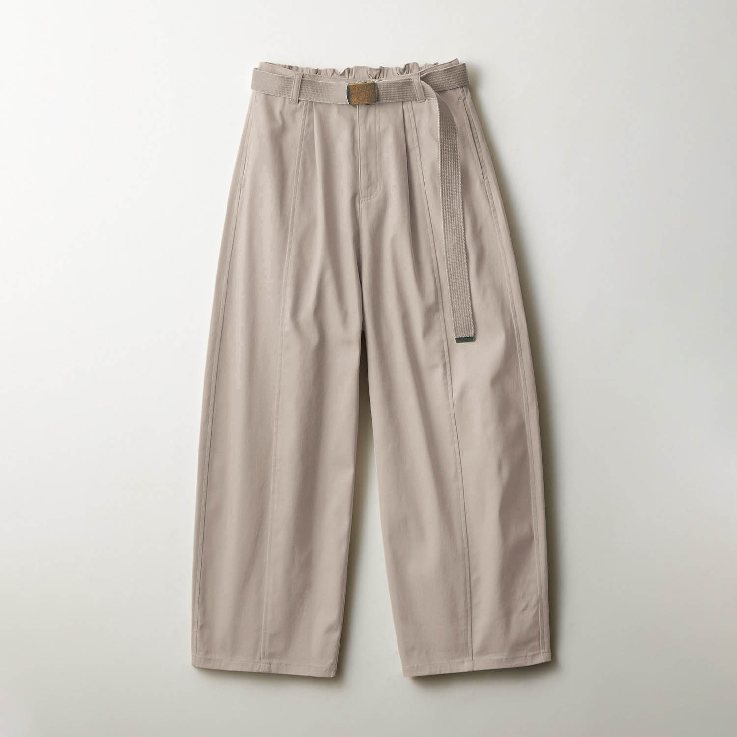 ロングベルト付きボリュームカーブパンツ(ウエスト調節可) 【子供ズボン】 ロングベルト付きボリュームカーブパンツ(ウエスト調節可) 【子供ズボン】