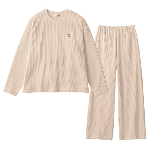 ニットコーデュロイ長袖プルオーバー＆パンツパジャマ 【子供パジャマ】