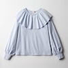 【パペル ラピス/Papel lapiz】フリル襟袖リブ長袖Tシャツ 【子供服】