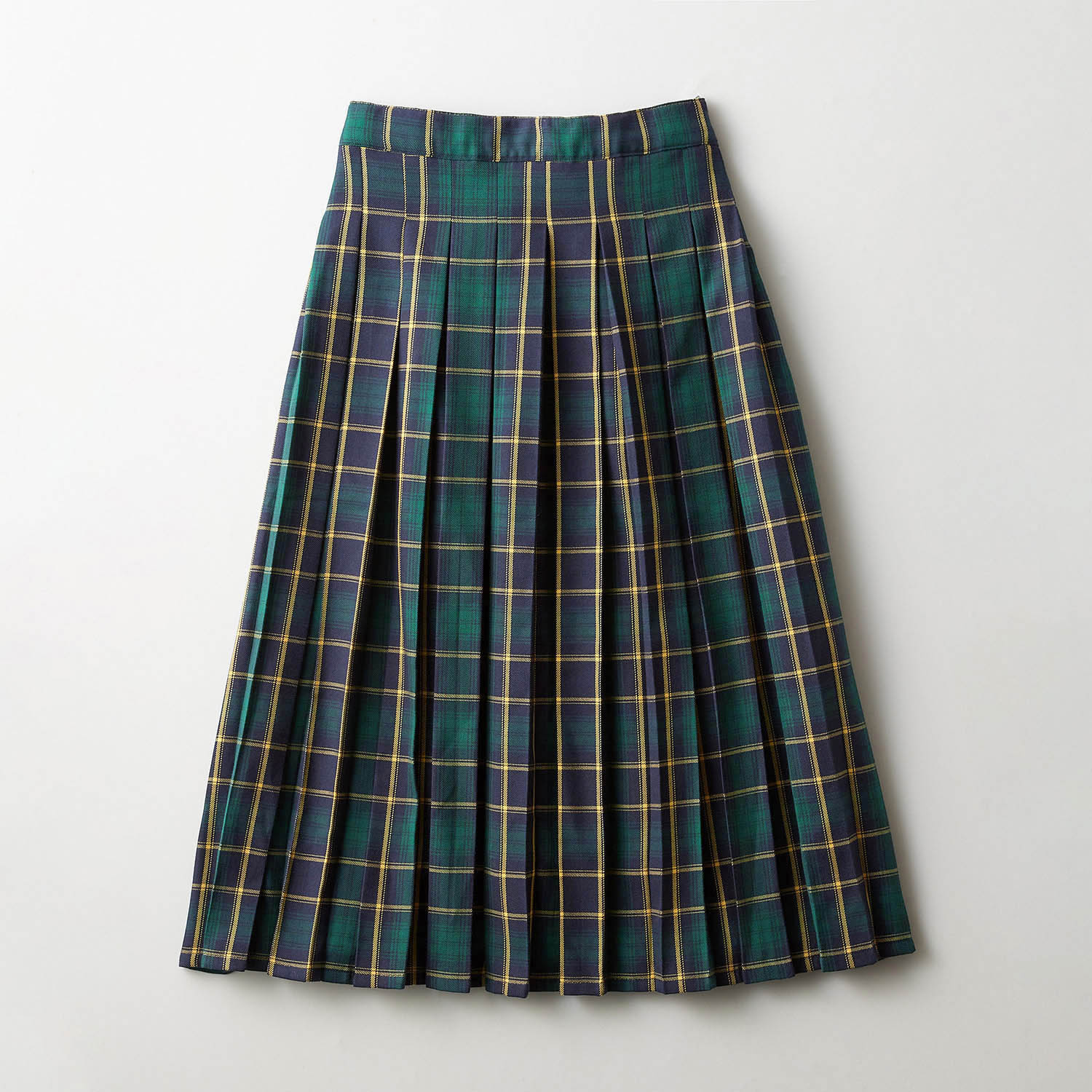 【パペル ラピス/Papel lapiz】チェック柄タックプリーツロングスカート(ウエスト調節可) 【子供服】