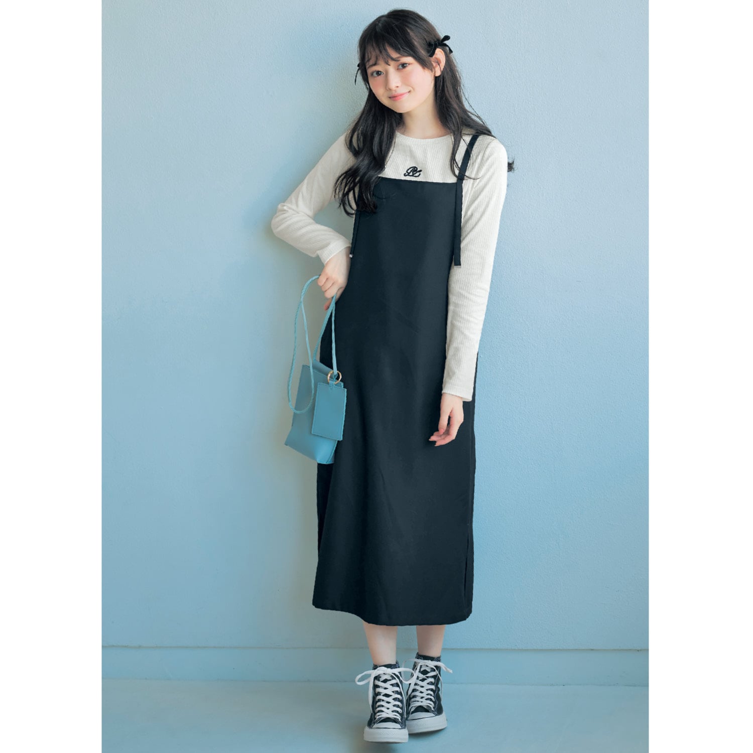 バックベルトデザインキャミワンピース 【子供服】(パペル ラピス/Papel lapiz)｜通販のベルメゾンネット