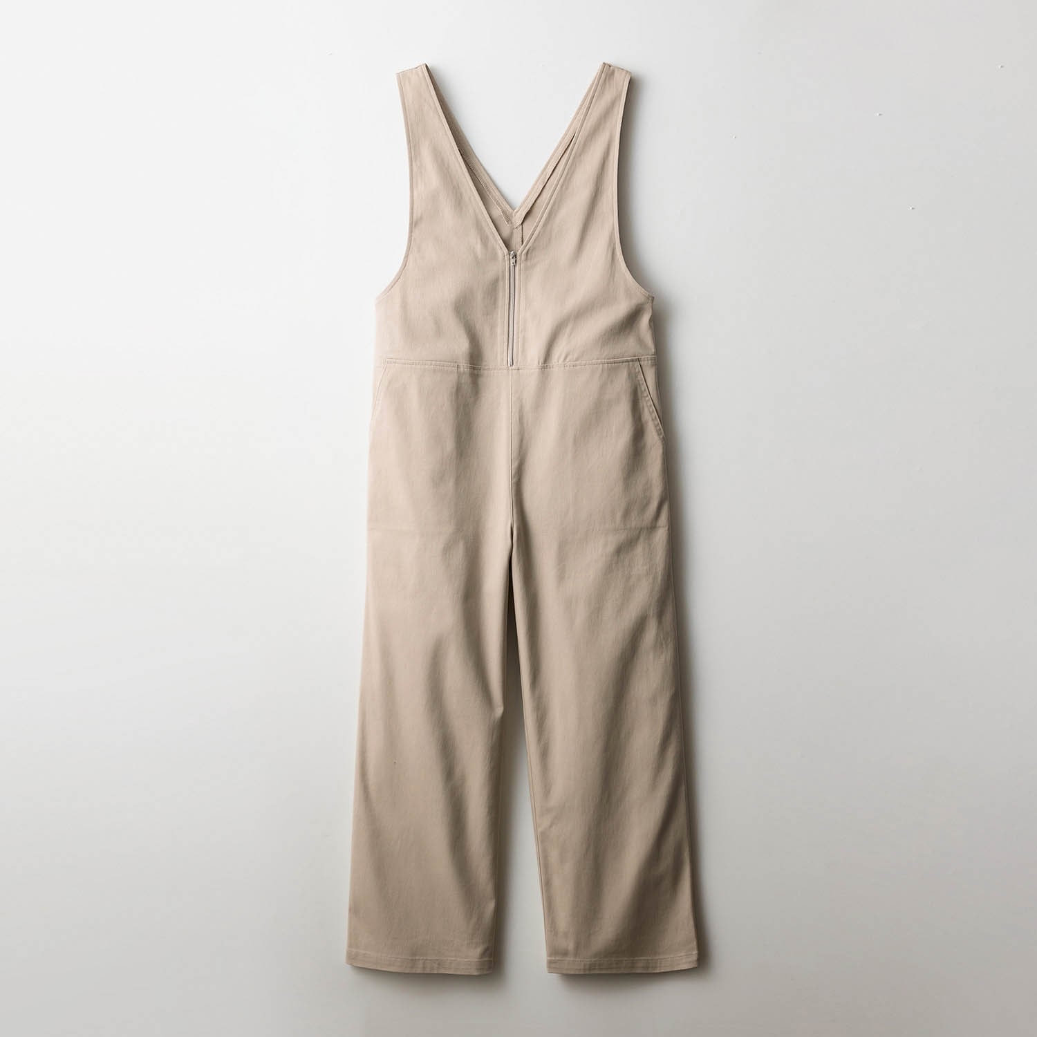 【パペル ラピス/Papel lapiz】フロントジップワイドサロペット 【子供服】