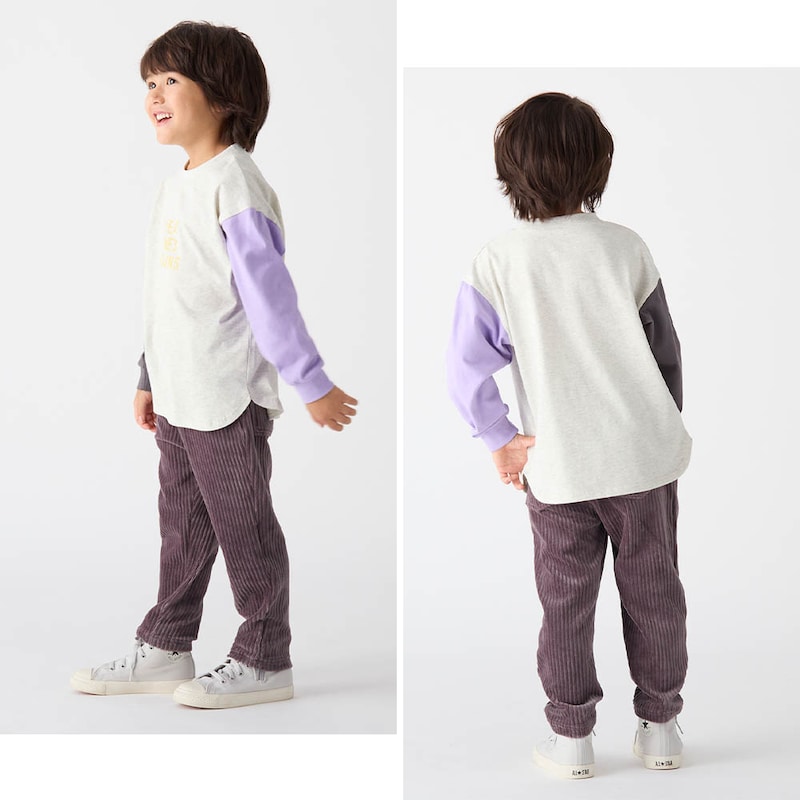 パープル／モデル身長109cm・110サイズ着用