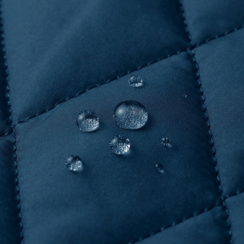 表地は撥水タフタのキルティング