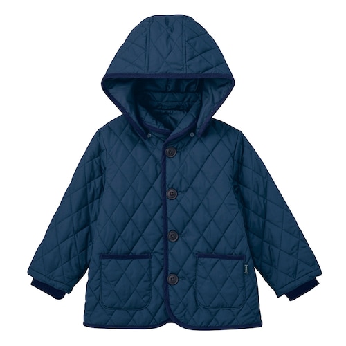 洗濯機ＯＫで軽くてランドセルも背負いやすい撥水中わたキルティングジャケット 【子供服 防寒】