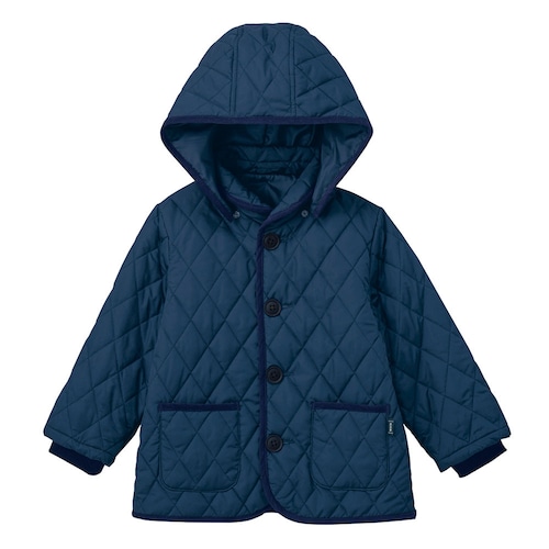 洗濯機ＯＫで軽くてランドセルも背負いやすい撥水中わたキルティングジャケット 【子供服 防寒】