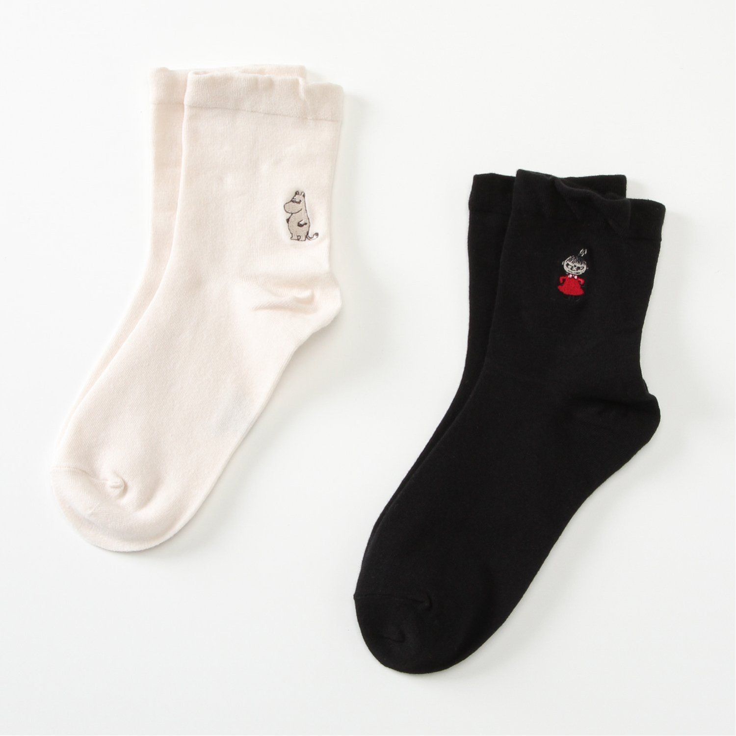 【ムーミン/MOOMIN】【2足組】ゆったりゴムのソックス「ムーミン」