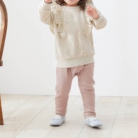 ピンクグレージュ／モデル身長83cm・80サイズ着用・体重10kg