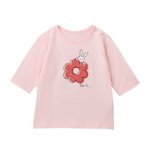 ライトピンク（花とうさぎ）