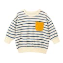 ブルー×アイボリーボーダー