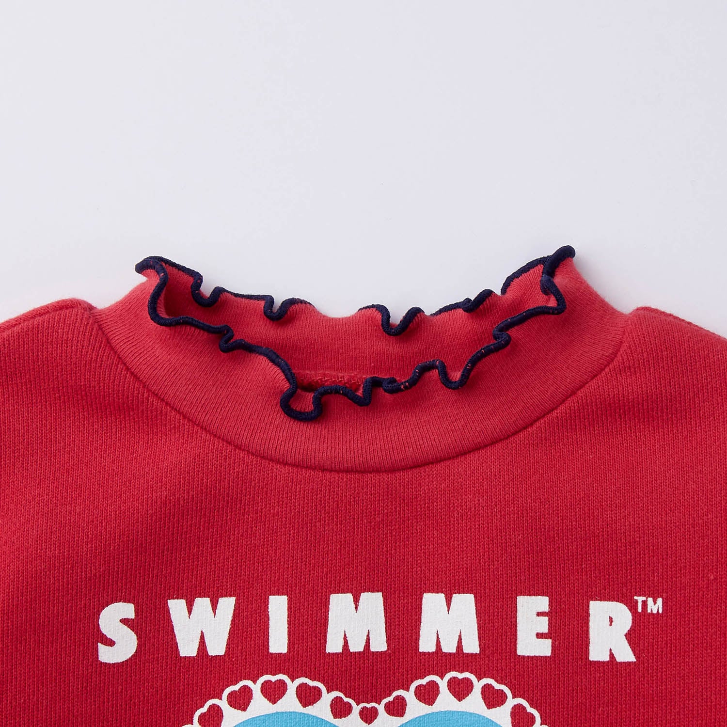 SWIMMERコラボ　メロウ配色プリントスウェットシャツ 【ベビー服 長袖】