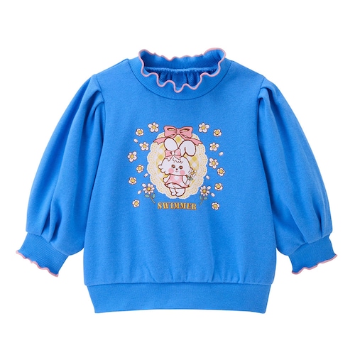 SWIMMERコラボ メロウ配色プリントスウェットシャツ 【ベビー服 長袖】