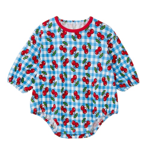 SWIMMERコラボ 総柄ボディオール 【ベビー服 長袖】